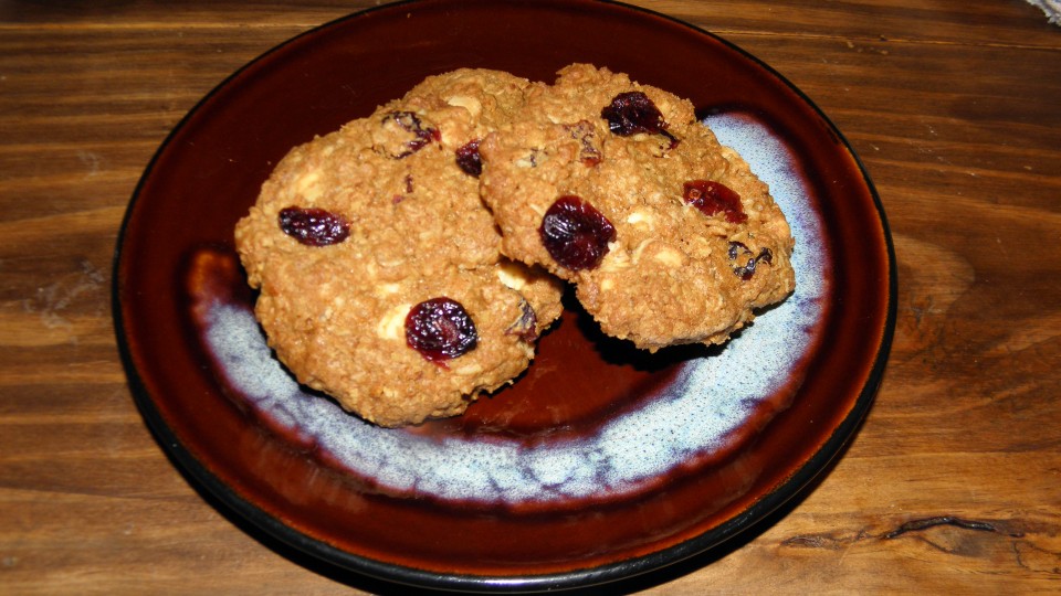 Cranberry Orange Oatmeal Cookies