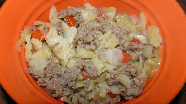 Cabbage and Sausage Skillet